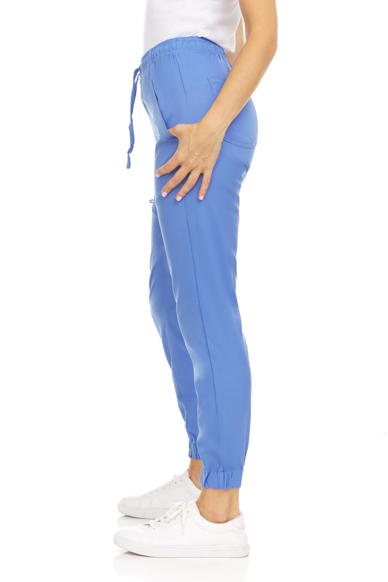 MediChic Womenâ€™s Medical Scrub Jogger Pants â€“ 4 Pockets, 4-Way Stretch, Moisture-Wicking, Anti-Wrinkle, Soft Flex Fabric Ceil - Image 4